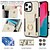 voordelige iPhone-hoesjes-telefoon hoesje Voor iPhone 16 Pro Max Plus iPhone 15 Pro Max Plus iPhone 14 13 12 11 Pro Max Plus Mini iPhone 14 Pro Max iPhone 13 12 11 Pro Max Achterkant met standaard Ringhouder Kaartsleuf Retro