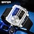 economico Orologi digitali-Orologio Digitale da Uomo SANDA Orologio da Polso Casual Moda Resistente agli Urti Luminosa Cronometro Orologio Alarm Clock Countdown Orologio in Pelle acciaio