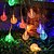 economico Striscie luci a batteria-luci di natale a forma di palla di cristallo, luci di fata a forma di bolla, 5 m, 50 LED, alimentate a batteria, ghirlande, luci per albero di natale, capodanno, festa, casa, giardino, balcone,