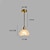 ieftine Lumini insulare-Plafon retro Lampă suspendată din sticlă în stil flori abajur din sticlă albă Lampă suspendată cu flori minimaliste din sticlă