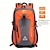 baratos Mochilas e Malas-40 L Mochilas de Escalada Mochila para Excursão Zíper Bolso multi Á Prova-de-Chuva Design Anatômico Vestível Durável Ao ar livre Equitação Campismo Militar Náilon Preto Verde Tropa Vermelho