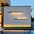 baratos luzes de parede ao ar livre-Lâmpada de parede longa externa moderna à prova d&#039;água para jardim de villa, lâmpada de varanda, lâmpada de pátio, lâmpada de tira longa de led, 1 luz, 110-240v, 20 w