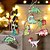 baratos Ornamentos-Conjunto de 24 enfeites de dinossauro de Natal, decorações multifuncionais de madeira para pendurar em árvores para o Dia de Ação de Graças, Halloween e decoração geral de feriados, estilos clássicos
