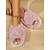 baratos Chinelos de mulher-Mulheres Chinelos Chinelos felpudos Chinelos internos Chinelos quentes Casa Diário Forrada com Fleece Sem Salto Ponta Redonda Felpudo Casual Minimalismo Pêlo Sintético Mocassim Colorido Preto Branco