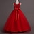 abordables Robes à Fleurs pour Filles-Enfants Fille Robe de cosplay Robe de fête Couleur unie Sans Manches Utilisation Mariage Noël Maille Dos Nu Patchwork Magnifique Doux Polyester Maxi robe soirée Robe Évasée Robe en Tulle Hiver 4-12