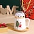 billiga Bord &amp; Matdekoration-jul keramisk mugg med presentask, tecknad design med lock, julaftonspresent, festlig mugg med presentask, perfekt semesterpresent