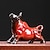 economico Statue-statuetta cinese feng shui in ceramica raffigurante un toro - statua di bufalo che attrae prosperità e ricchezza, decorazione per scrivania da ufficio, artigianato con animali dello zodiaco, oggetto