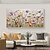 baratos Pinturas Florais/Botânicas-pintura a óleo pintada à mão 3d pintura floral artesanal espátula flores pintura a óleo arte de parede grande 3d branco texturizado pinturas decorativas modernas impressionismo abstrato pintura a óleo
