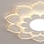 billiga Dimbara taklampor-50 cm Bimbar Takbelysning Metall Akryl Målade ytor Modern Nordisk stil 110-120V 220-240V