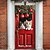 cheap Christmas Door Covers-Christmas Door Decorations Door Covers Xmas Garland Ornaments Door Tapestry Door Curtain Decoration Backdrop Indoor/Outdoor Door Banner for Front Door Farmhouse Animal Cats