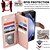 cheap Samsung Cases-Phone Case For Z Fold 7 Z Fold 6 Z Fold 5 Z Fold 4 Z Fold 3 Back Cover with Stand Holder with Wrist Strap Card Slot Retro TPU PU Leather