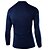 cheap Running Tee &amp; Tank Tops-Men&#039;s Compression Shirt Athletic Shirt Gym Shirt Fitness Shirt Padded Compression Shirt Long Sleeve Tee Tshirt Casual Athleisure Color Block Quick Dry Soft Breathable Gym Workout Walking Jogging