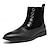 abordables Bottes de Costume-bottines à boutons en similicuir bicolore pour hommes – bottines de style victorien vintage pour occasions formelles et décontractées
