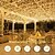 billige Solstreng lys-elegant bryllup reception fest 2 stk. jul udendørs solenergi kobbertråd lyssnor ferie bryllup nytår gårdhave hegn trin atmosfære dekoration lyssnor