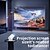 abordables Projecteurs-Mini projecteur portable m200/m5 projecteur de film hd luminosité 3000 lumens source de lumière led hd avec connexion usb commandes à bouton-poussoir idéal pour le cinéma maison et les aventures de