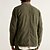 voordelige heren overhemd met knopen-Voor heren Overhemd Flanellen hemd Zwart khaki Leger Groen Grijs Lange mouw Effen Revers Vakantie Hawaii Button-omlaag Kleding Polyester Modieus Casual Comfortabel