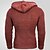 preiswerte Herrenpullover-Herren Pullover Strickpullover Gerippt Stricken Standard Halfzip Troyer Strick Farbblock Mit Kapuze Modisch Basic Freizeitskleidung Verabredung Bekleidung Herbst Winter Schwarz Gelb S M L