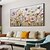 baratos Pinturas Florais/Botânicas-pintura a óleo pintada à mão 3d pintura floral artesanal espátula flores pintura a óleo arte de parede grande 3d branco texturizado pinturas decorativas modernas impressionismo abstrato pintura a óleo