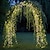 abordables Enchufe eléctrico-Luces de cascada navideñas para exteriores, 200 luces LED de ramas de enredaderas de hadas, 10 piezas x 2 m de luces de cadena de hadas para decoración navideña de jardines, cercas y árboles