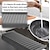 economico Stoccaggio cucina-protezioni per bordi lavello in silicone, paraspruzzi lavello cucina, accessori lavello multifunzione 4&quot; x 20&quot;, paraspruzzi per lavello vasca, protezioni piano di lavoro per lavello cucina in