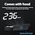 abordables Pantalla de visualización frontal-Pantalla frontal HUD para automóvil, monitor de velocidad portátil para automóvil, HUD universal para automóvil con cable OBD, velocímetro, advertencia de rpm del motor, medición de kilometraje, todo en uno