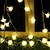 cheap USB String Lights-3M Rose String Lights 20 LEDs, Valentines USB Powered Fairy String Lights Warm White, Cold White, RGB for Wedding Decorative Lights, Indoor &amp; Outdoor Decor