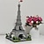 baratos Brinquedos de Montar-3585pcs Conjunto de Blocos de Construção da Torre Eiffel de Paris - Explore a Arquitetura Mundial com Brinquedos Educacionais Perfeito para Feriados de Halloween Ação de Graças e Páscoa Presente de