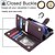 cheap Samsung Cases-Phone Case For Z Fold 7 Z Fold 6 Z Fold 5 Z Fold 4 Z Fold 3 Back Cover with Stand Holder with Wrist Strap Card Slot Retro TPU PU Leather