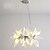 economico Lampadari-lampada a sospensione a petalo in porcellana bianca lampada a sospensione moderna di lusso lampada a sospensione lampada a sospensione per soffitto lustre 110-240v