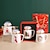 billiga Bord &amp; Matdekoration-jul keramisk mugg med presentask, tecknad design med lock, julaftonspresent, festlig mugg med presentask, perfekt semesterpresent