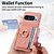 abordables Otras carcasas-teléfono Funda Para Píxel 9 Pro Pixel 9 Pro XL Pixel 8 Pro Pixel 8 Píxel 9 Pixel 7 Pixel 7 Pro Pixel 6 Pixel 6 Pro Funda Trasera Soporte para Anillo Ranura para tarjetas Antigolpes Retro TPU Cuero de