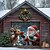 billige Julegarasjeportdeksler-juledørpynt garasjeportdeksel julenissen candy cane xmas outdoor banner stort bakteppe for feriehus veggdekorasjoner rudolph the red nosed reindeer