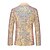 economico Outfit-Disco Anni &#039;80 Pantaloni Abiti Completi &amp; Blazer Disco Paillettes Tinta unica Per uomo Costume di Carnevale Mascherata Performance Feste Club Adulti Cappotto Pantaloni