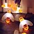 cheap Solar String Lights-3M Solar Powered Bee String Lights, 20 LEDs Waterproof Outdoor Lights with Mounting Bracket  for Christmas, Patio, Yard, Warm White, White Multicolor, Blue