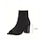 baratos Botas de tornozelo-Mulheres Botas Botas de salto Diário Caveiras Botas Botas Tornozelo Presilha Salto Robusto Ponta Redonda Casual Couro Sintético Com Cadarço Preto Vinho Cáqui