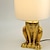 economico lampada da comodino-lampada da tavolo moderna lampada da tavolo in resina bianca piccolo coniglio bianco corpo lampada da comodino lampada da scrivania per camere da letto 90-240v
