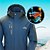 abordables Forros &amp; Chaquetas 3 en 1-Hombre Chaqueta para lluvia Al aire libre Impermeable Resistente al Viento Trajes de senderismo Ropa de senderismo Primavera Otoño Paravientos Retazos Gris oscuro Negro Amarillo