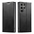 cheap Samsung Cases-Phone Case For S26 Ultra Plus S25 S24 S23 Ultra Plus S22 Plus  Ultra Back Cover with Stand Holder Magnetic Card Slot Retro PC PU Leather
