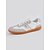 baratos Ténis de mulher-tênis feminino retrô preto e branco com cadarço - design casual de cano baixo com detalhes em camurça e tecido, sola confortável para uso diário e atividades esportivas
