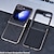 baratos Capa Samsung-telefone Capinha Para Samsung Galaxy Z Flip 7 Z Virar 6 Z Flip 5 Z Flip 4 Z Flip 3 Capa traseira Antichoque Retro PC Couro PU