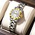 voordelige Quartz-horloges-1pcs Nieuwe RVS Band Trend Dames Horloge Lumineuze Kalender Week Weergave Eenvoudig Vrijetijd Leven Reizen Kwarts Horloge Verjaardag Moederdag Cadeau Vakantie Dames Sport Horloge