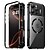billige iPhone-etuier-telefon Etui Til iPhone 16 15 14 Pro Max 13 Pro Max Magnetisk adsorptionsetui Med Magsafe Med stativ Gennemsigtig Magnetisk Metal
