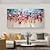 abordables Peintures fleurs/botaniques-peinture à l'huile peinte à la main peinture florale 3D couteau à palette fait à la main fleurs peinture à l'huile art mural grande peinture texturée blanche 3D peintures décoratives modernes