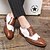 economico Formale-Scarpe da uomo in stile Oxford brogue con punta a coda di rondine, marroni e bianche, scarpe eleganti vintage in vera pelle ispirate allo stile Gatsby per feste, matrimoni ed eventi formali degli anni &#039;20