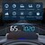 voordelige Head-up display-auto hud snelheidsmeter head-up display auto gemonteerd voor hud auto beidou satelliet gps universele tijd kompas auto accessoires