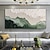 abordables Pinturas de paisajes-Pintura al óleo moderna de paisaje marino hecha a mano, arte de pared pintado a mano, mar abstracto, pinturas abstractas de olas de paisaje marino en 3D sobre lienzo, pintura al óleo acrílica de mar,