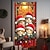 cheap Christmas Door Covers-Christmas Door Decorations Door Covers Xmas Garland Ornaments Door Tapestry Door Curtain Decoration Backdrop Indoor/Outdoor Door Banner for Front Door Farmhouse Animal Cats