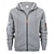 cheap Tactical Hoodie-Men&#039;s Hoodie Zip Hoodie Sweatshirt Thick Hoodies Tactical Black Navy Blue Khaki Light Grey Dark Gray Hooded Plain Work Sports &amp; Outdoor Casual Streetwear Basic Casual Spring &amp;  Fall Cross-Seasons