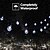 cheap Solar String Lights-10M100Leds Christmas Solar Outdoor Bubble Ball Small Ball Light String Courtyard Christmas Tree Fence Steps Balcony Wedding Festival Party Connection Atmosphere Decorative Lights
