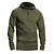 Χαμηλού Κόστους Φούτερ &amp; Sweatshirt-Ανδρικά Fitness Hoodie Προπόνηση με κουκούλα Μακρυμάνικο Φούτερ με Κουκούλα Causal Ένδυση γυμναστικής και άθλησης Φθινόπωρο Διατηρείτε Ζεστό Αντιανεμικό Αναπνέει